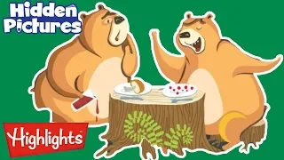 BEAR PICNIC Hidden Pictures Puzzles Kids s Highlights