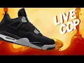 LIVE COP Air Jordan 4 Black Canvas FOOTLOCKER PROBABLY A WASTE OF TIME CHILL STREAM THOUGH