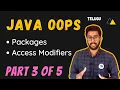 Java OOPs in telugu Part 3 Packages Access Modifiers in telugu Constructors Vamsi Bhavani