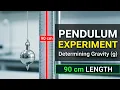 Virtualized Simple Pendulum Experiment 90 cm Length Trial Part A
