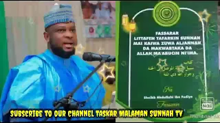 01 tafarkin sunnah episode 1 dr jabir sani mai hula sokoto