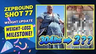Zepbound Mounjaro Weight-Loss Shot 77 - Major Weight Milestone
