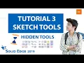 Solid Edge Tutorials-3 Sketch Tools Behindloop