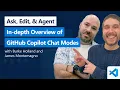 Ask Edit Agent - In-depth Overview of GitHub Copilot Chat Modes