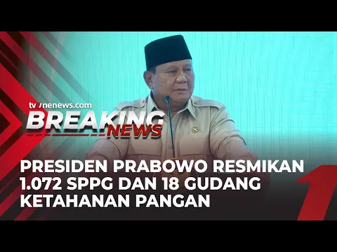 Peresmian 1.072 SPPG & 18 Gudang Ketahanan Pangan serta Groundbreaking 107 SPPG Polri