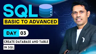 SQL from basic to Advanced Create Database and Table in SQL - Day