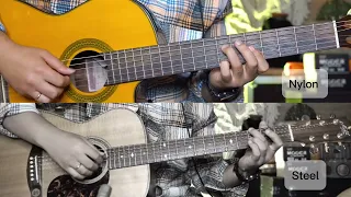 Which one sounds better Nylon vs Steel string guitar