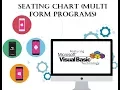 Visual Basic Programming Tutorial with code - Seating Chart Multi Form programs