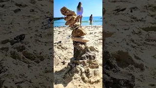 Stone Fall Stone Sea Stones Beach Water Sound Sounds Ocean Fall Falling Girl Girls 