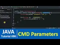 Java Tutorial - Passing Command-Line Arguments to Java Program cmd prompt