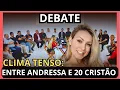 Tense debate between Andressa Urach and 20 Christians