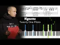 Download Lagu Twenty One Pilots - Vignette - Piano Tutorial with Sheet Music
