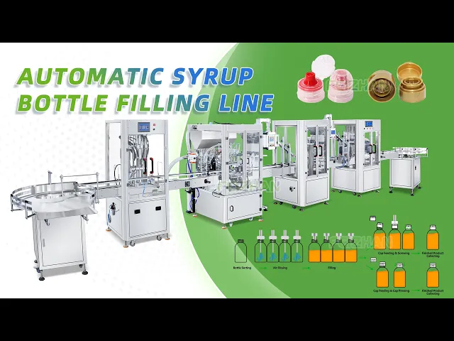 servo filling line for honey