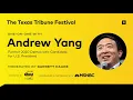 Texas Tribune Festival Andrew Yang interviewed by MSNBC s Garrett Haake NBC News NOW