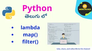 19 - Lambdas map and filter in Telugu Python in Telugu