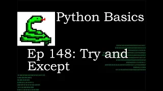 Python Basics Try and Except