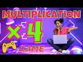 4X MULTIPLICATION GAME BRAIN BREAK EXERCISE MOVEMENT ACTIVITY MATH GAMES