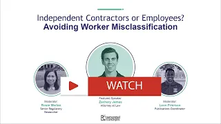 PC Webinar Independent Contractors or Employees Avoiding Misclassification Errors April 2020