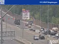 Virginia Single Vehicle Accident Captured By VDOT Traffic Camera