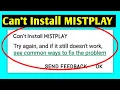 How To Fix Can t Install Mistplay App Download Problem Solve On Play Store Ios