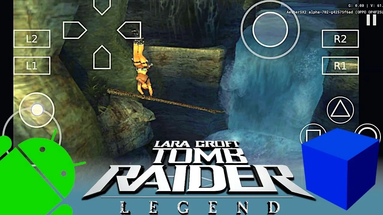 Tomb Raider Legend - PS2 Emulator Android Gameplay - Aether SX2 APK - Tomb Raider Lege Mobile - 2022