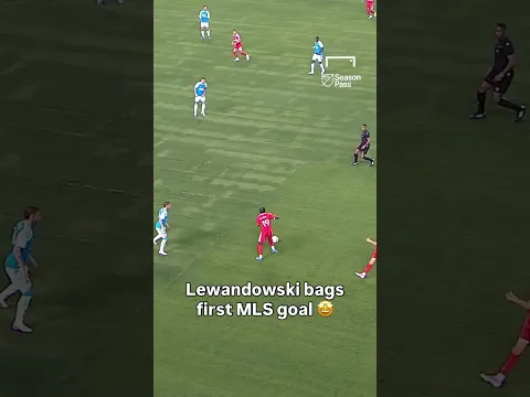 Lewandowski's first MLS goal is a beauty 🤩