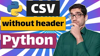 How to read CSV file without header in Pandas Python in one line