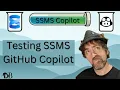 Testing SSMS GitHub Copilot Chat