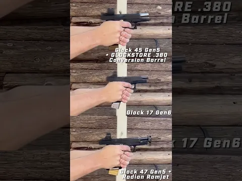 Glock 45 Gen5 ripping through .380!