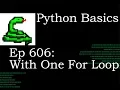 Python Basics Tutorial Repeat Pattern With One For Loop