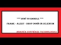 How to handle frame alert and dropdown in Java Selenium WebDriver