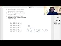 AP Chemistry Unit 9 Multiple Choice Questions