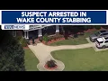 Wake County stabbing suspect arrested after authorities respond to home