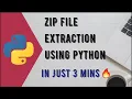 How to extract zip file using python Zip file extraction using python Extracting Zip archives 2020