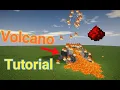 Minecraft Working Redstone VOLCANO Easy Tutorial