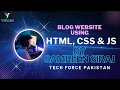 A Dynamic Website with HTML CSS and JavaScript Web Development Tutorial TechStorming