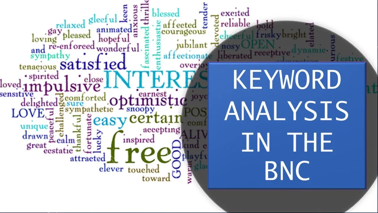Keyword Analysis in the BNC
