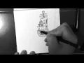 Tentacle Travel - Timelapse Drawing