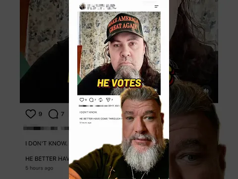 This is NOT satire... And assume he votes