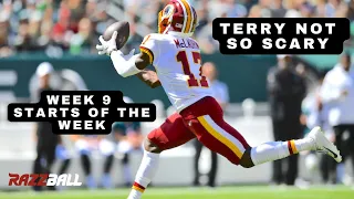 Fantasy Football Starts of the Week Week 9 - Slot vs Wide Analysis