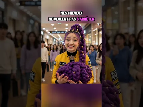 ✂️🫢LES CHEVEUX LONGS DE RUMI #bondi #foot #mbappe #kpop #kpopdemonhunters #rumi#mira#aya
