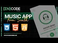 Build a Music App with HTML CSS JavaScript - Full Tutorial No Talking Just Chill Music