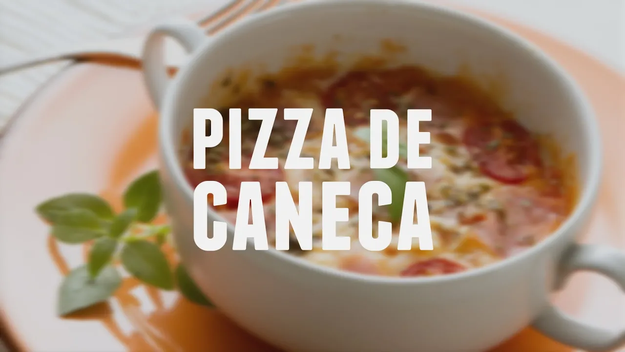 PIZZA DE CANECA RECEITAS SAUDÁVEIS LUCILIA DINIZ
