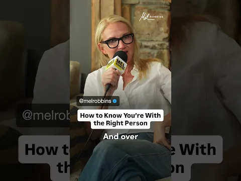 How to Know You're With the Right Person | Mel Robbins #shorts