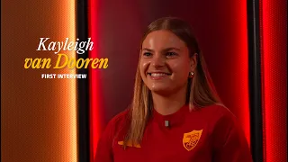 ✍️ BENVENUTA KAYLEIGH! | La prima intervista di van Dooren in giallorosso 🎙️