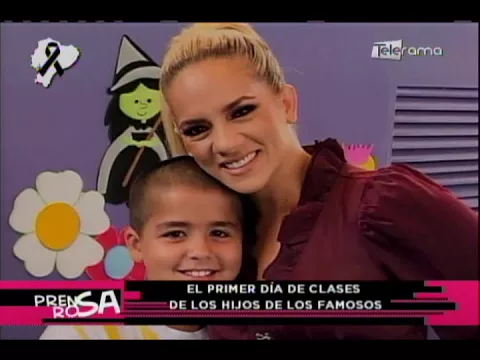 El primer día de clases de los hijos de los famosos