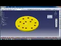 CATIA TUTORIALS USER PATTERN DEFINITION PART MODEL