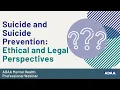 Download Lagu Bunuh Diri dan Pencegahan Bunuh Diri: Perspektif Etika dan Hukum | Webinar Profesional Kesehatan Mental
