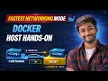 Docker Host Network Hands-on Fastest Networking Mode Explained DevOps Tutorial