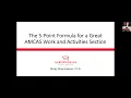 Pre-Med Now What The 5-Point Formula for a Great AMCAS Work and Activities Section